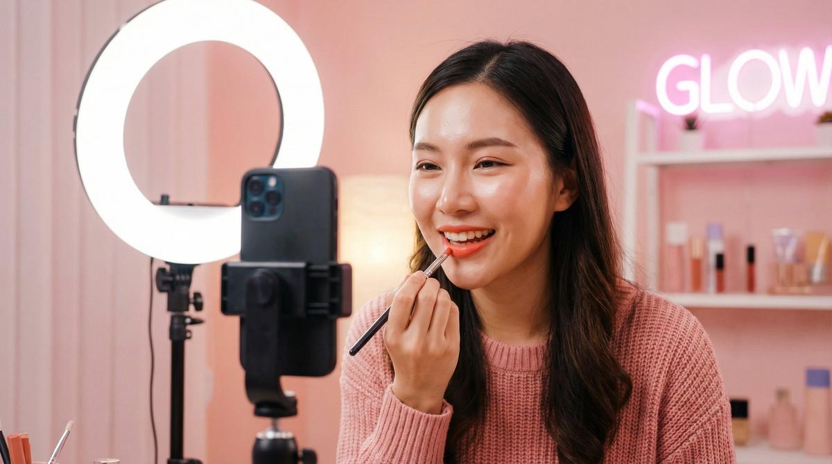 黄色仓库美妆视频教程